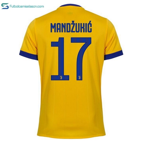 Camiseta Juventus 2ª Mandzukic 2017/18